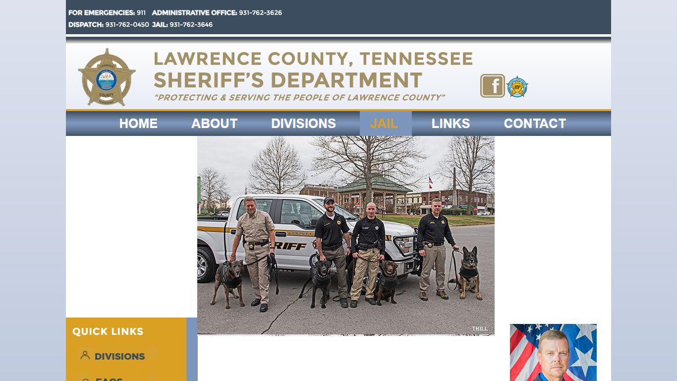 Lawrence County, Tennessee Sheriff's Department - JAIL